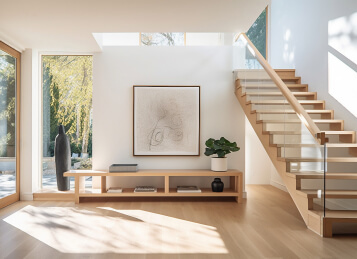 Современный стиль в интерьере загородных домов и коттеджей: тенденции 2024 года