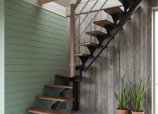 Лестницы для малогабаритных домов: оптимизация пространства