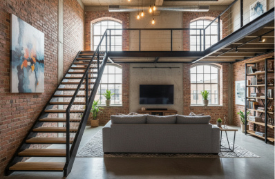 Стиль лофт: актуальность и влияние на дизайн лестниц в частных домах