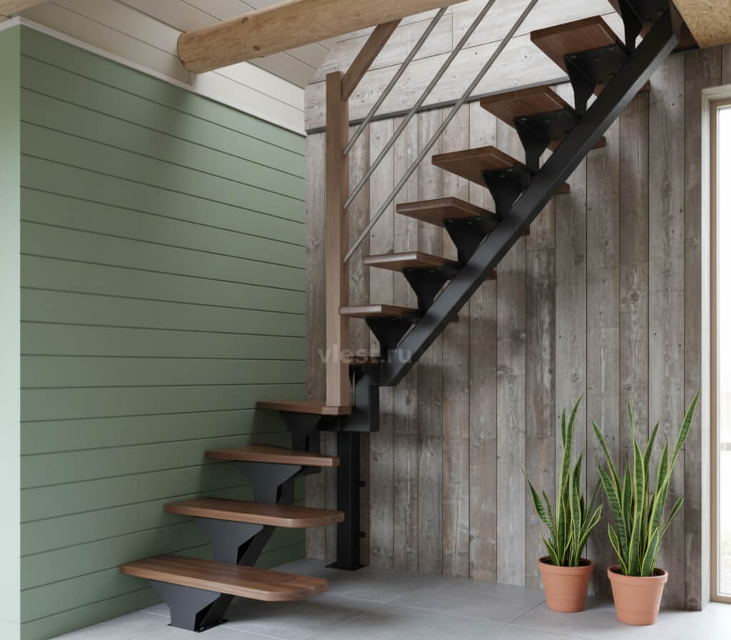 Лестницы для малогабаритных домов: оптимизация пространства