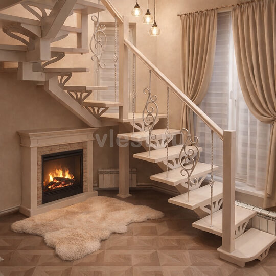 Лестницы с поворотом